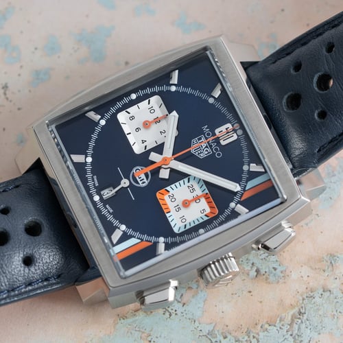 Stylied photo of  of Monaco 'Gulf' Chronograph