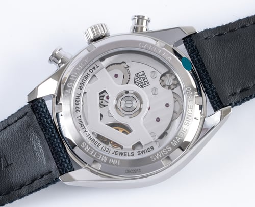 Caseback of 'Skipper' Carrera Chronograph