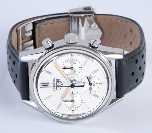 Front View of Carrera Chronograph 160 Year Anniversary