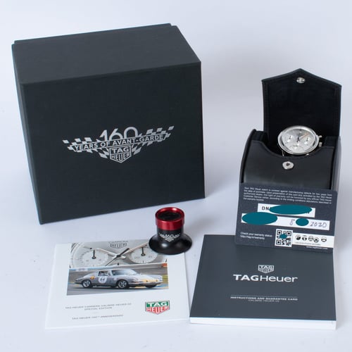 Box / Paper shot of Carrera Chronograph 160 Year Anniversary