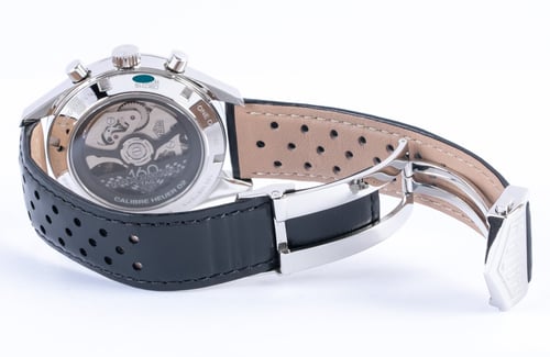 Open Clasp Shot of Carrera Chronograph 160 Year Anniversary