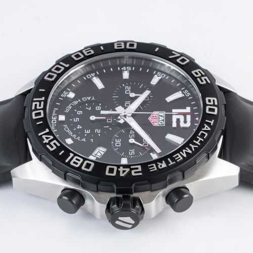 Crown Side Shot of F1 Quartz Chronograph