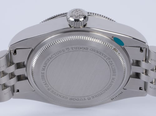 Caseback of Black Bay 41