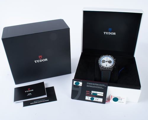 Box / Paper shot of Black Bay Chrono 'Carbon 25' Limited Edition