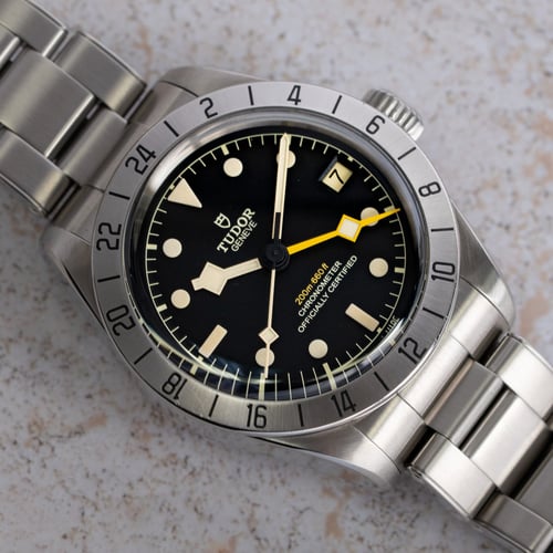 Stylied photo of  of Black Bay Pro GMT