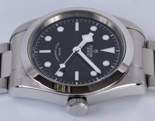 Crown Side Shot of Heritage Black Bay 41