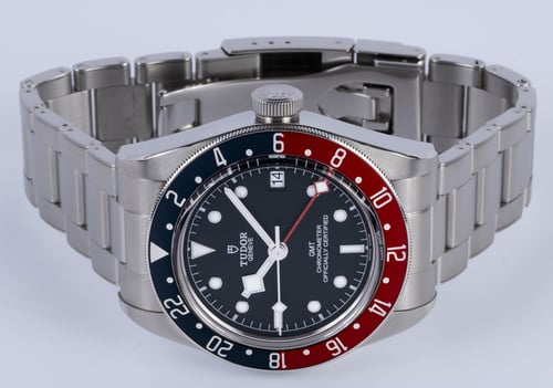 Front View of Black Bay GMT 'Pepsi'