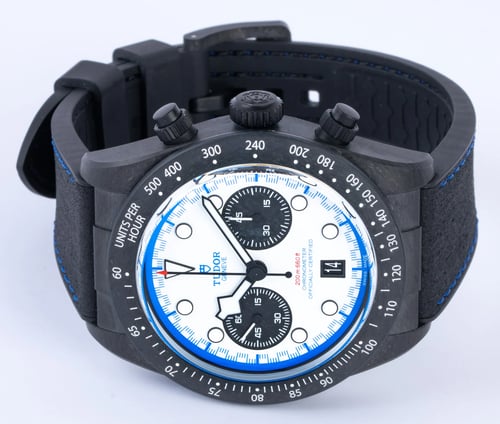 Front View of Black Bay Chrono 'Carbon 25' Limited Edition