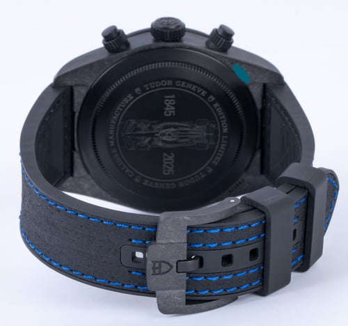 Rear / Band View of Black Bay Chrono 'Carbon 25' Limited Edition