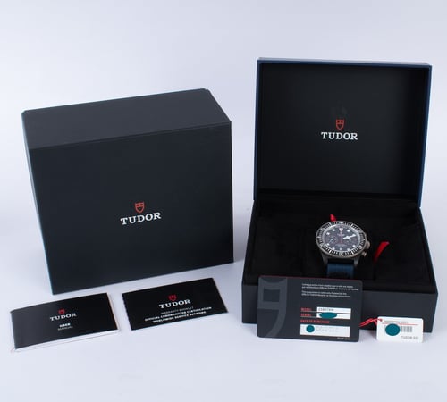 Box / Paper shot of Pelagos FXD 'Red Bull' Chronograph