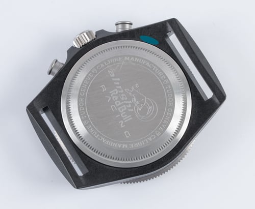Caseback of Pelagos FXD 'Red Bull' Chronograph