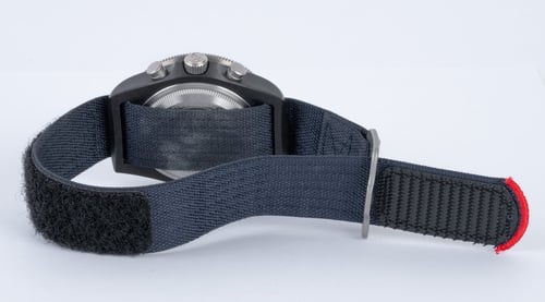 Open Clasp Shot of Pelagos FXD 'Red Bull' Chronograph