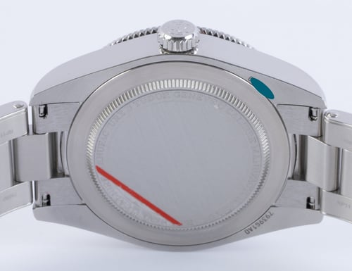 Caseback of Black Bay 58 GMT