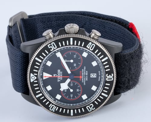 Front View of Pelagos FXD 'Red Bull' Chronograph