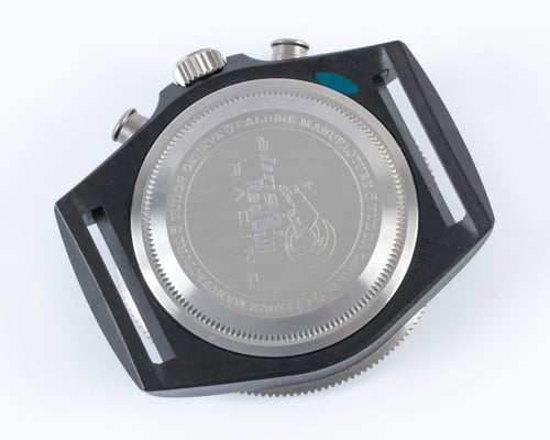 Caseback of Pelagos FXD 'Red Bull' Chronograph