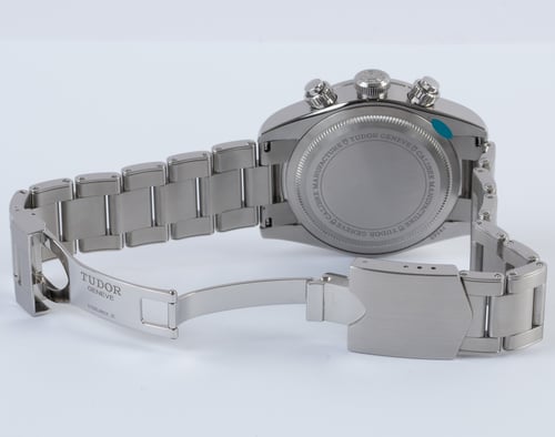 Open Clasp Shot of Black Bay Chronograph 'Panda'