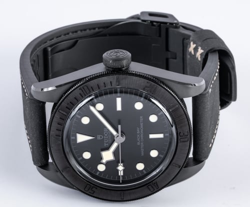 Front View of Black Bay Ceramic