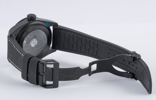 Open Clasp Shot of Black Bay Ceramic