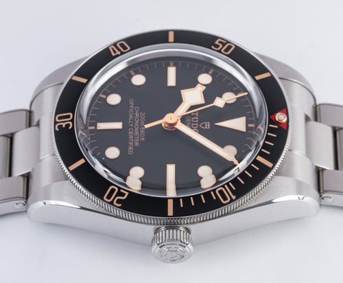 Crown Side Shot of Black Bay Fifty-Eight