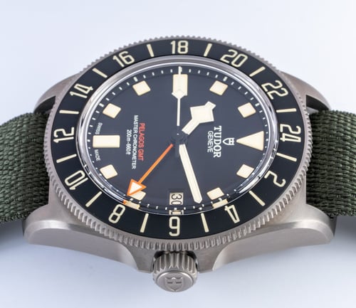 Crown Side Shot of Pelagos FXD GMT 2026