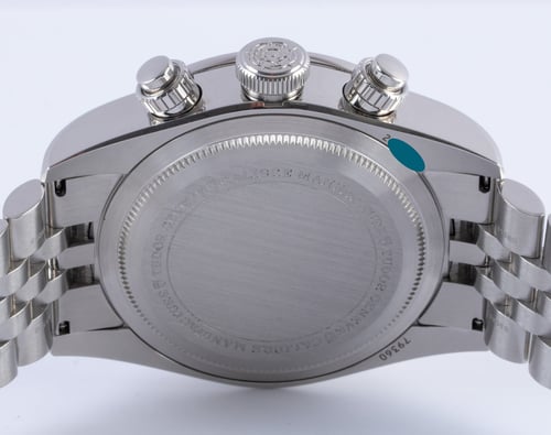 Caseback of Black Bay Chronograph