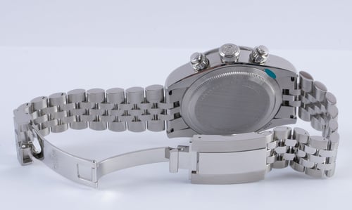 Open Clasp Shot of Black Bay Chronograph