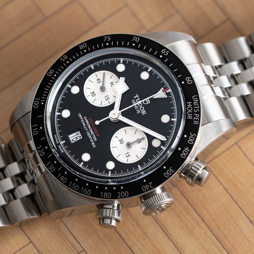 Stylied photo of  of Black Bay Chronograph