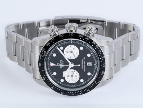 Front View of Black Bay Chronograph