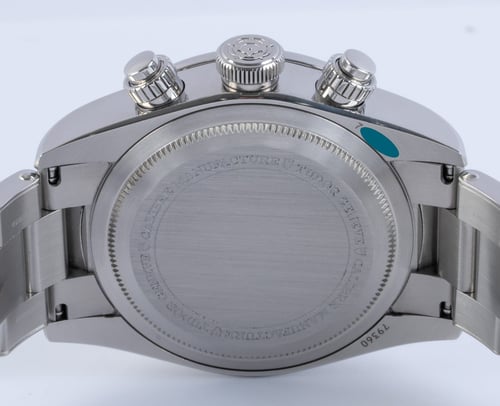 Caseback of Black Bay Chronograph
