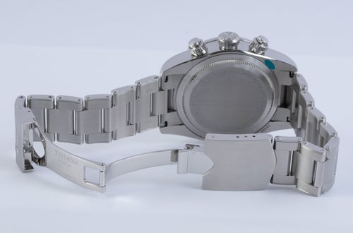 Open Clasp Shot of Black Bay Chronograph