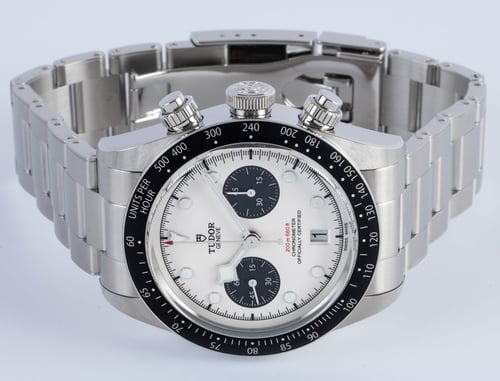 Front View of Black Bay Chronograph 'Panda'