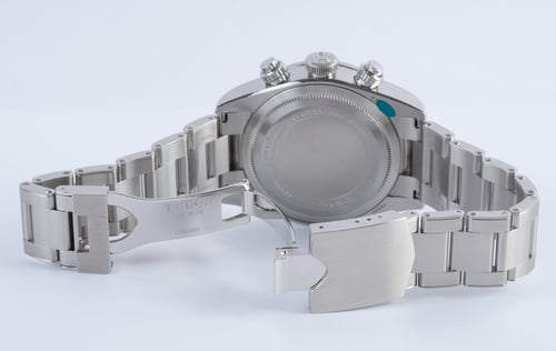 Open Clasp Shot of Black Bay Chronograph 'Panda'