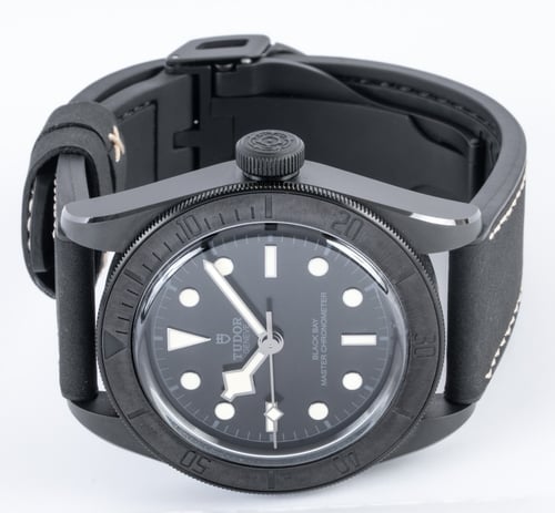 Front View of Black Bay Ceramic