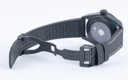 Open Clasp Shot of Black Bay Ceramic