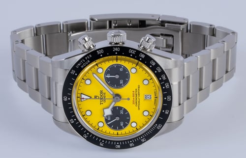 Front View of Black Bay Chronograph