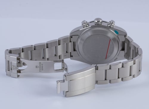Open Clasp Shot of Black Bay Chronograph