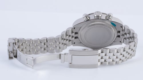 Open Clasp Shot of Black Bay Chronograph 'Panda'