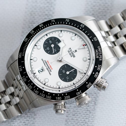 Stylied photo of  of Black Bay Chronograph 'Panda'