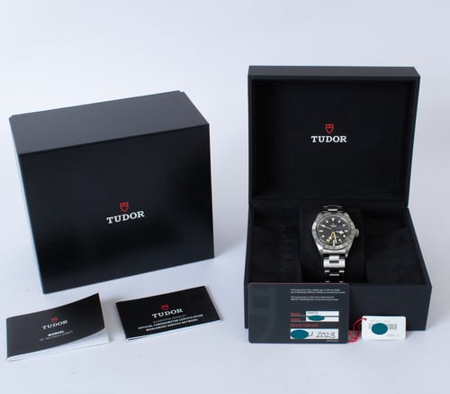 Box / Paper shot of Black Bay Pro GMT