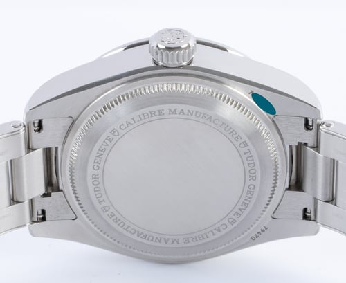 Caseback of Black Bay Pro GMT