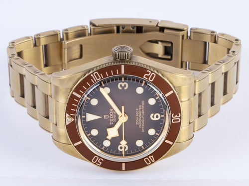 Front View of Black Bay 58 Bronze