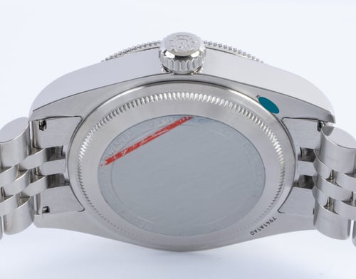 Caseback of Black Bay 41