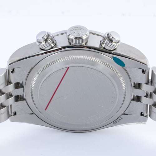 Caseback of Black Bay Blue Chronograph
