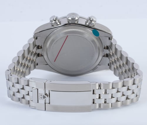Rear / Band View of Black Bay Blue Chronograph