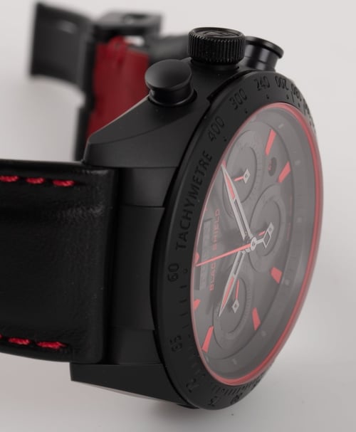 Dial Shot of Black Shield Fastrider