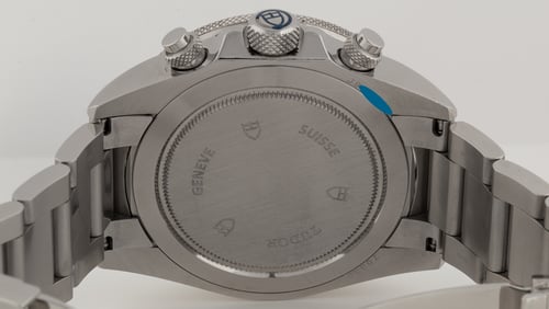 Caseback of Heritage Chronograph
