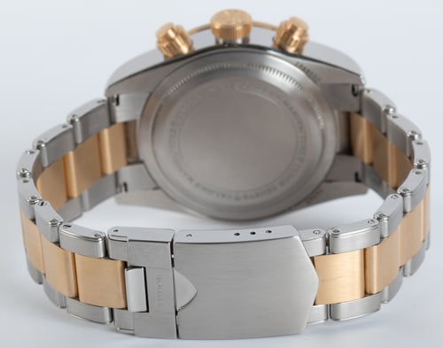Rear / Band View of Heritage Black Bay Chronograph S&G