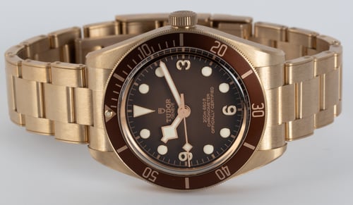 Front View of Black Bay Fifty-Eight Bronze