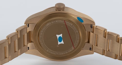 Caseback of Black Bay Fifty-Eight Bronze