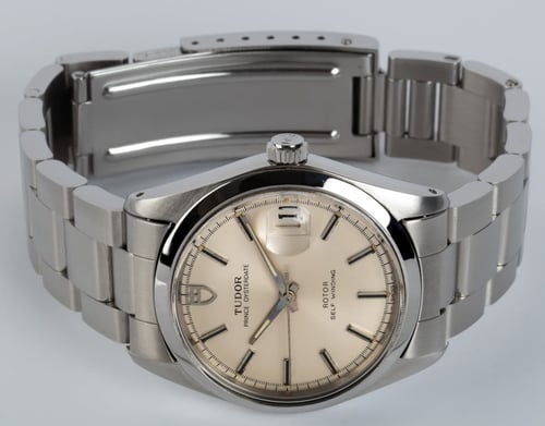 Front View of Prince Oysterdate 34.5 Vintage